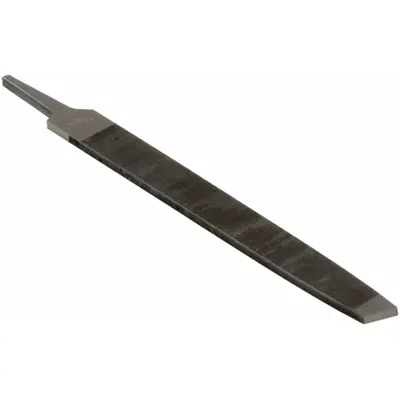WESTWARD Mill File: Rectangular, Bastard Cut, 12 in Lg without Tang, 1 3/16 in Wd - Tapered Single-Cut Rectangular Files