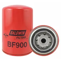 BALDWIN FILTERS Fuel Filter: Spin-On, 3 11/16 in Outside Dia, M16-1.50 Thread Size, Cellulose, BF900