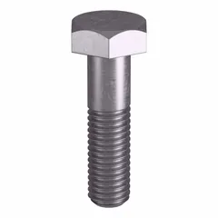 Structural bolt made from Grade B8M stainless steel, meeting ASTM A193 material standards and ASME B18.2.1 dimensional standards. Thread size 1/2"-13 with plain finish. Sold in a small pack of 5 without nut. Commonly used in high-temperature and corrosive environments such as pressure vessels, flanges, and piping systems.