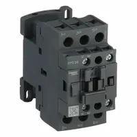 SCHNEIDER IEC Magnetic Contactor: Non-Reversing, 3 Poles, 3NO Contacts, 38 A, 240V AC Coil (MPN DPE38U7)