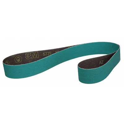 3M Sanding Belt: 2 in W x 72 in L, Zirconia Alumina, 80 Grit, YF Wt Polyester Backing - High-Performance Sanding Belts for All Metals