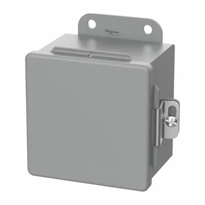 HOFFMAN Enclosure: Steel, 10 in x 8 in x 6 in, NEMA 12/13, Solid Cover - Steel Dust-Tight Enclosures