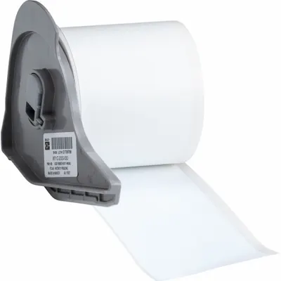 BRADY Continuous Label Stock: Tamper Indicating, 2 in x 50 ft - Brady Destructible Tamper-Indicating Continuous Label Rolls