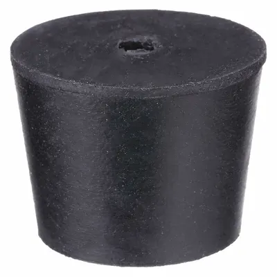 OEM Stopper: SBR Rubber, 6 Stopper Size, 26 mm Bottom Dia, 32 mm Top Dia, 25 mm Overall Ht - Rubber Stoppers