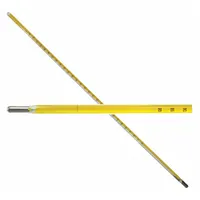 THERMCO Liquid-in-Glass Thermometer: -8°C to 32°C, Full Immersion, +/-0.1°C, Celsius (MPN ACC063C)