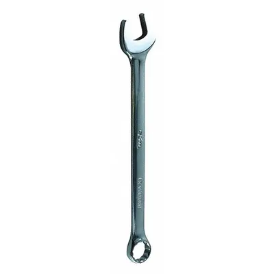 KTI Combination Wrench: Alloy Steel, Chrome, 28 mm Head Size, 14 1/4 in Overall Lg - Metric 12-Point Combination Wrenches