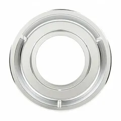 Replacement drip bowl for Electrolux ovens. Designed to catch drips and spills, preventing food residue from accumulating on the oven floor for easier maintenance.