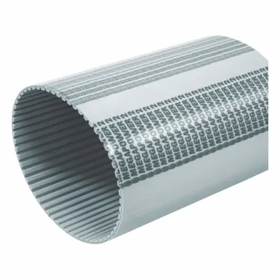 MEGADYNE Timing Belts: Megapower, 0.375 in Pitch, 1 in Top Wd, 124L100US, 33 Teeth - L Section Trapezoidal Timing Belts