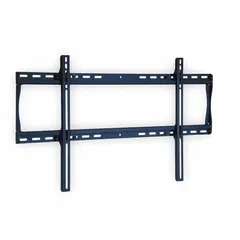 This fixed television mount is designed for wall mounting flat-screen TVs from 39 to 80 inches, supporting up to 200 lb. Constructed from steel with a powder-coated black finish, it includes all necessary mounting hardware for installation. Suitable for home theaters, conference rooms, and commercial displays requiring a low-profile, stationary setup.