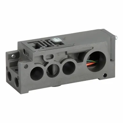 NUMATICS Manifold Kit: 1.5 Coefficient of Volume (Cv), Female 3/8 in NPT, Plug-In - Numatics Mark 15 Manifolds & Bases