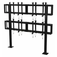 PEERLESS TV Wall Mount: Wall, For 46 in to 60 in Screens, Max. 345 lb, Fixed, 360° Swivel, 15° Up (MPN DS-S560-B2X2)