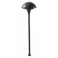 Pathway Light: Halogen, 200 lm, 20 W, 12V AC, 19 1/2 in Overall Ht, Black (MPN MUL4-AS7)