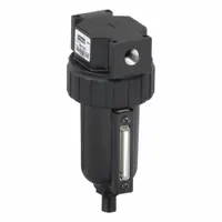 PARKER Compressed Air Filter: Particulate, 1/4 in NPT, 5 micron, 53 cfm, 250 psi Max Op Pressure (MPN 06F18BC)