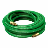 Oxygen Hose Assembly: 1/2 in Hose Inside Dia., Green, Male x Male, 75 ft Hose Lg, MNPT x MNPT (MPN OXR05020-75MM)