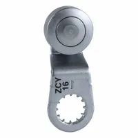 Fixed roller lever with offset roller position and rotary lever roller actuator style. Maximum arm/operator length of 1.35 inches. Compatible with XCKD series limit switches. Used for mechanical position detection in industrial automation applications such as conveyors and machine tools