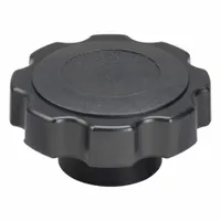 INNOVATIVE COMPONENTS Hand Knob: 8 Point, Plastic w/ Steel Thread, 1/2"-13 Thread, 2.38 in Dia (MPN GN8C----F6-B-21)