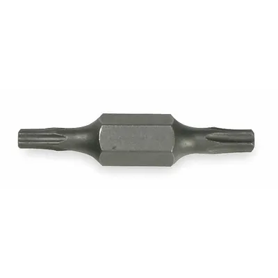 KLEIN TOOLS Double Ended Driver Bit: Imperial, Hand, T10 – Torx Bit Size and Type Side 1 - Double-Ended Driver Bits
