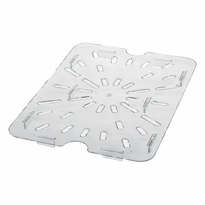 CARLISLE Drain Tray: Half Size, NSF Certified, 10 in Overall Lg - Steam Table Pans