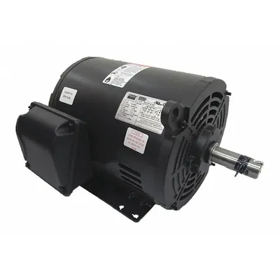 Dayton General Purpose Motor: Rigid Base Mount, Open Drip Proof, 7 1/2 hp, 230/460V AC - Rigid Base 3-Phase General Purpose AC Motors