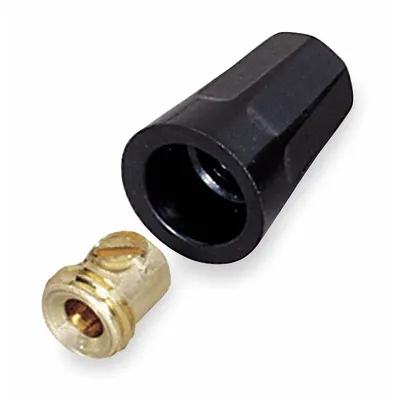 IDEAL Twist-On Wire Connectors: Black, 300 V, 100 - Set Screw Twist-On Wire Connectors