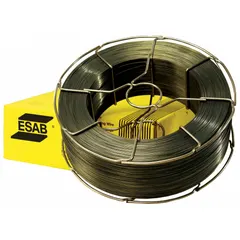 ESAB Coreshield 15 is a flux-cored wire classified as E71T-GS, with a diameter of 0.03 in and supplied on a 10 lb spool. As welded, it provides a tensile strength of 89 ksi and a yield strength of 89 ksi. This wire is intended for welding thin-gauge sheet metal in applications such as light fabrication and general maintenance.