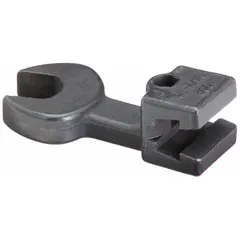 Open end torque wrench head with a 21/32 in size opening and 29/32 in drive. Designed for use with compatible torque wrench handles to apply precise torque to fasteners in confined spaces where standard ratchet heads cannot fit.