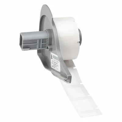 BRADY Pre-Cut Label Stock Roll: 29/32 in Label Ht, 3/4 in Label Wd, 29/32 in Roll Lg - Brady Cryogenic Thermal Transfer Precut Label Rolls