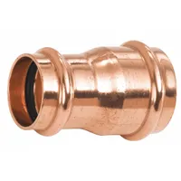 NIBCO Crimp Coupling Fitting: Straight, 3 in CTS x 2 1/2 in CTS size, Press-fit x Press-fit, Copper (MPN 9003100PC)