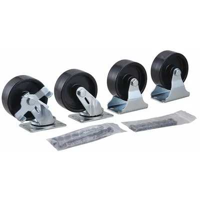 OEM Plate Casters: Rigid/Swivel - Plate Caster Kits