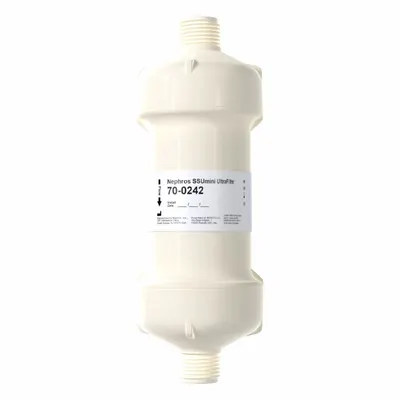 NEPHROS Inline Water Filter: 0.005 micron Micron Rating, Medisulfone - Dialysis Equipment Water Filters