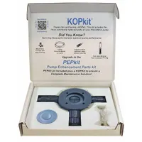 PULSATRON Pump Head Repair Kit: Mfr Part # K4VVC9, PVC, 3/8 in Media Intake Connection Size