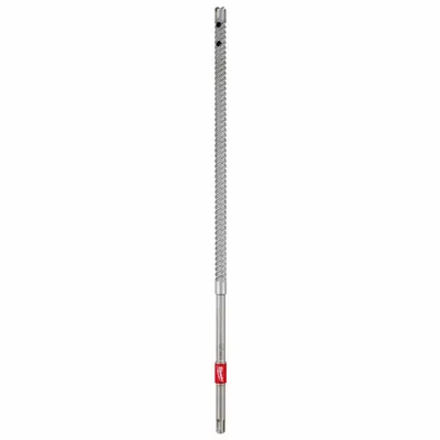 MILWAUKEE Rebar Cutter Drill Bit: 1/2 in Drill Bit Size, 16 in Max Drilling Dp - SDS-Plus Rebar Cutting Drill Bits