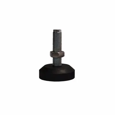 B-TEK Floor Scale Leveling Foot: 3/4"-16 Thread Size, 4 in Overall Ht - Single Ended Shear Beam Load Cells