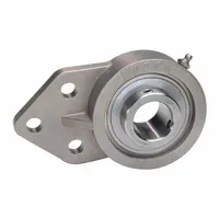 IPTCI BEARINGS Flange Mount Bearings: Radial Ball, 1 1/4 in Bore, SS, Set Screws, 3 3/4 in Lg (MPN SUCSFB207-20)