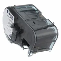 Wraparound Label: 3/4 in x 1 in, Vinyl, Black on White, For 0.26 in to 0.2 in Wire Dia (MPN M4-48-498)