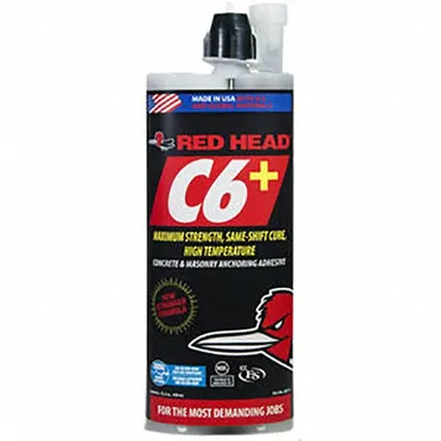 RED HEAD Epoxy Anchor: Mixing Nozzle, Adhesive Anchors, 1/2 to 1 1/2 in Compatible Anchor Size - Epoxy Anchor Adhesives