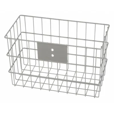 MARLIN STEEL WIRE Storage Basket: Rack Basket, Steel, Powder Coated, Gray, Wall (MPN 00-02035005-04) - Machining