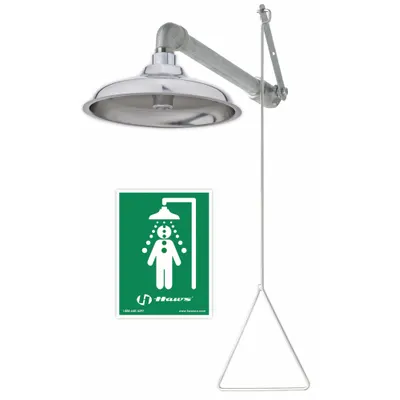 HAWS 8133H Wall-Mount Emergency Shower - Wall-Mount Showers