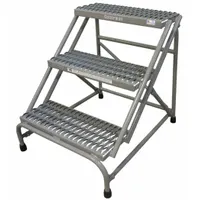 COTTERMAN Step Stool: 3 Steps, 2.5 ft Overall Ht, 500 lb Load Cap, Steel, 2.5 ft Standing Ht (MPN 1403N3234A3E10B1C1P1)