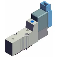 Solenoid Air Control Valve: Five-Way / Two-Position, SYJ3000, Single Solenoid, 24V DC, Plug-In (MPN SYJ3143-5MOZ)