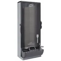 DIXIE Spork Dispenser: Series B, Lever, Wall, 24 3/4 in Ht, 8 3/4 in Dp, Black (MPN SSPKPD120)