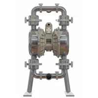 VERSAMATIC Double Diaphragm Pump: 316 Stainless Steel, 2 in, Tri-Clamp, 147 gpm, 289 ft Max. Head (MPN E2SJ5F5S0C-3A)