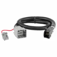 Pre-wired harness for connecting a brake controller to a trailer's electrical system. Overall length 24 in, width 1 in, height 1 in. Simplifies installation in towing applications