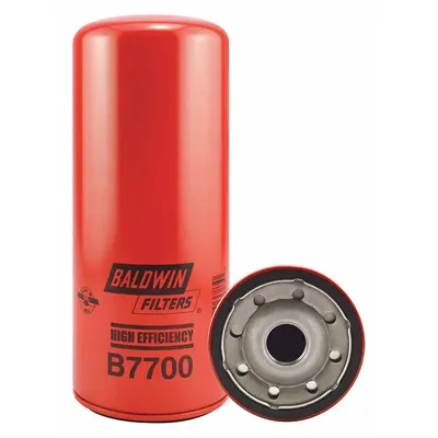 BALDWIN FILTERS Oil Filter: B7700, 1 1/8"-16 Thread Size, 10 1/16 in Overall Ht, Oil - Spin-On Oil Filters