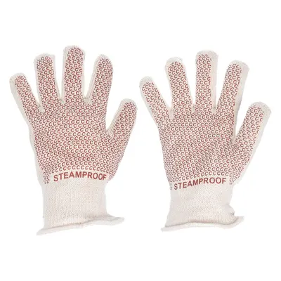 CONDOR Coated Gloves: L ( 9), Glove Hand Protection, Dotted, Nitrile, Full, 482°F Max Temp - Steam-Resistant Knit Gloves with Nitrile Coating
