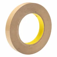 3M Transfer Tape: 3/4 in Wd, 60 yd Lg, 2 mil Thick, Kraft Paper, Acrylic, Transparent, 48 PK (MPN 465)