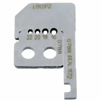 IDEAL Wire Stripper Replacement Blades: 1 2/5 in Overall Lg, Steel, Less than 6 in