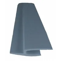 PVC joint cover for finishing seams and expansion gaps in wall panel installations. Provides a clean transition between panels in commercial or industrial settings. Color: Windsor Blue. Thickness: 0.025 in. Overall length: 8 ft