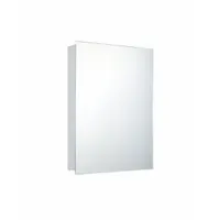 KETCHAM Mirrored Medicine Cabinet: Rectangular, Glass, 22 in Overall Ht, 16 in Overall Wd, Wall (MPN 1622PE-SM)