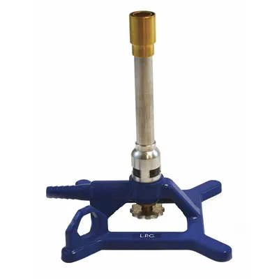 EISCO SCIENTIFIC Anti-Tip Bunsen Burner: Tirrill, LP, 3,200 BTU Btu Output - Max - Bunsen Burners